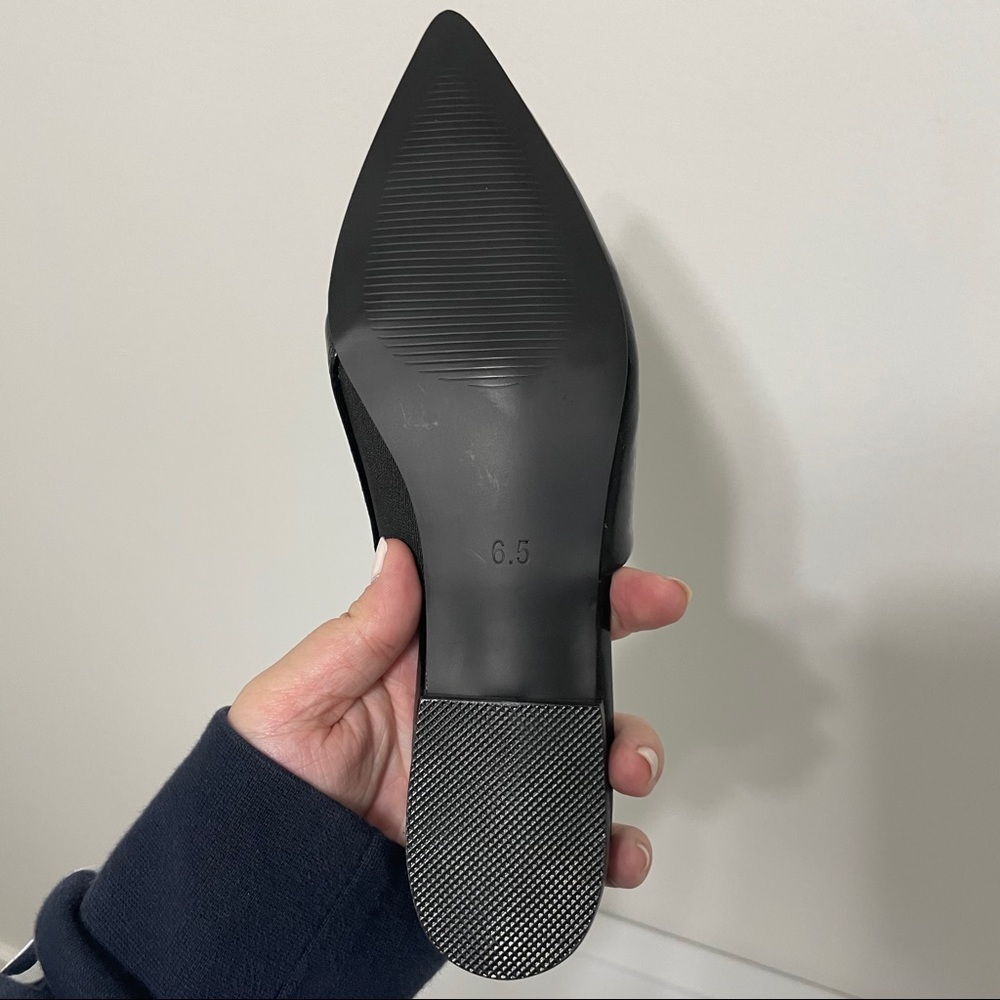 A Rider Girl Slip On Mules - 6.5 Black - Picture 3 of 4